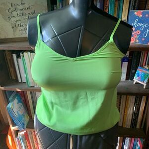 Lilly Pulitzer lime green strappy sleeveless XS top